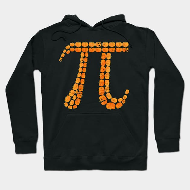 Pumpkin Halloween Pi Maths Hoodie by shirtsyoulike